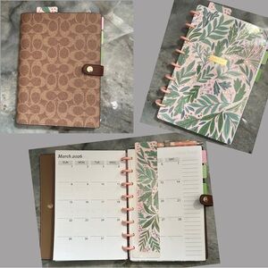 Planner / Agenda insert for Coach notebook